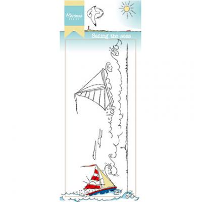Marianne Design Clear Stamp - Hetty's border - Sailing the seas